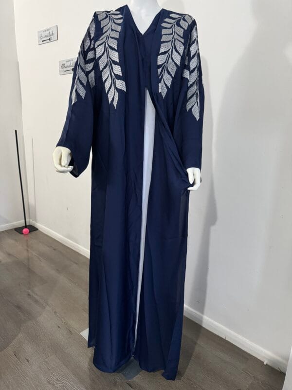 navy blue abaya