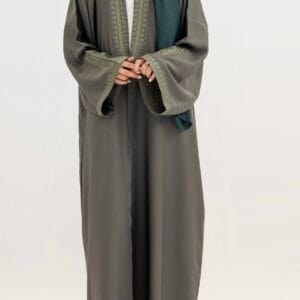 Olive green abaya