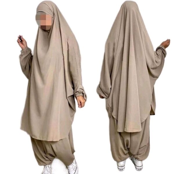 Serwal/Harem Pant and Khimar Set