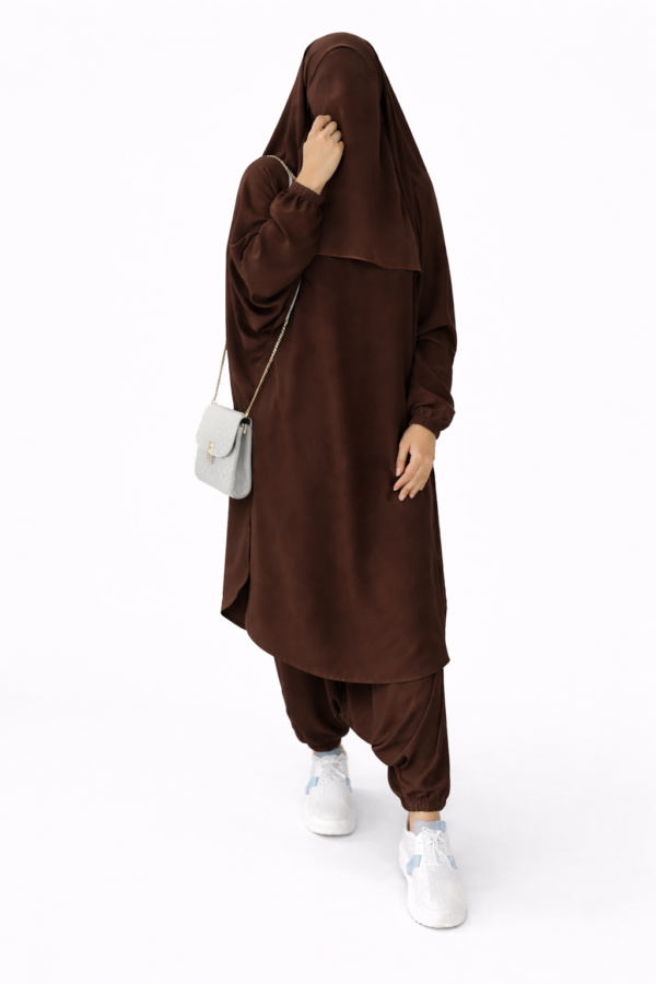 Serwal/Harem Pant and Khimar Set