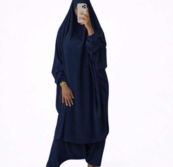 Serwal/Harem Pant and Khimar Set