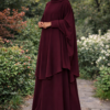 Three pieces abaya set